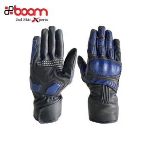 LEATHER AND CORDURA MIX MOTORBIKE GLOVE | BC 318