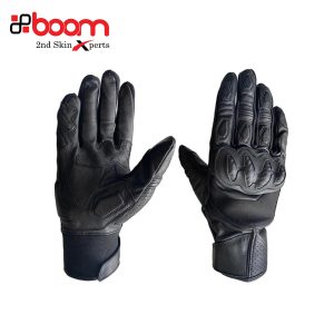 LEATHER AND CORDURA MIX MOTORBIKE GLOVE | BC 319