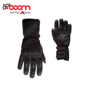 LEATHER AND CORDURA MIX MOTORBIKE GLOVE | BC 323